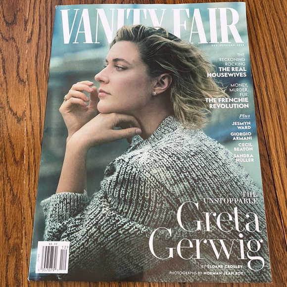 Vanity Fair Magazine - December 2023 January 2024 - Greta Gerwig NO LABEL barbie - Picture 1 of 1